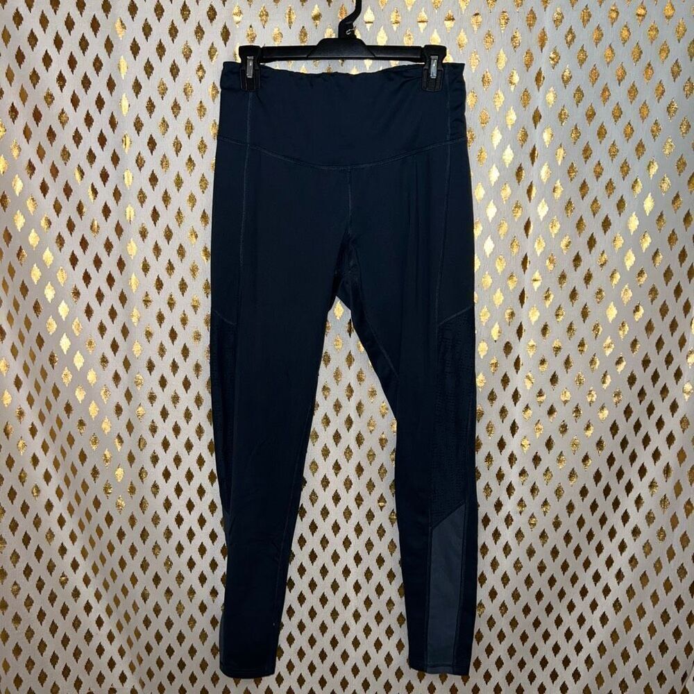 Champion leggings blue with cut outs size L
